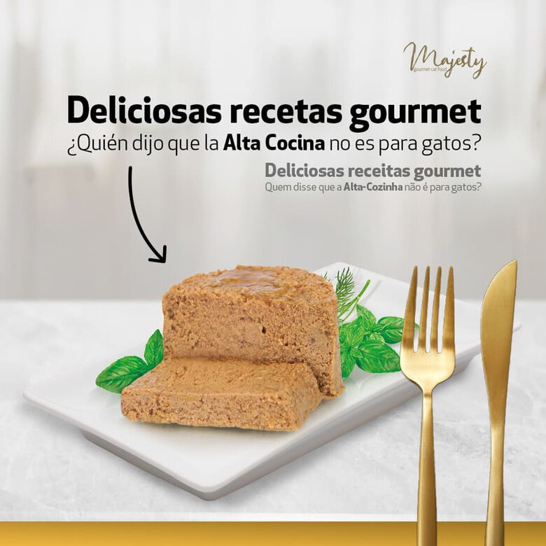 Majesty Adult Gold Selection Mousse Carne lata para gatos – Pack, , large image number null